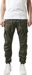 Urban Classics Herren Camo Cargo Jogginghose Mehrfarbig/Olive