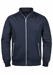 Blend Brad Nylon Jacke Bomberjacke Übergangsjacke (2070371ME) Navy (70230)