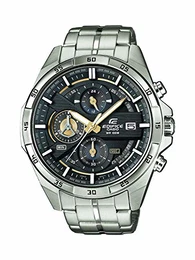 Edifice Herren Massives Edelstahlgehäuse und Edelstahlarmband Uhrenarmband EFR-556D-1AVUEF