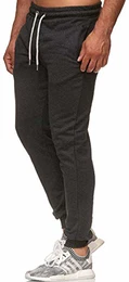 Jogginghose Herren Trainingshose Männer Sporthose Sweatpants Jogger Pants Freizeithose für Gym & Fitness RS-5060 (M, Anthrazit 16600)