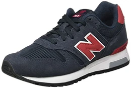 Herren 565 Sneaker Lauflernschuhe, Blau (Navy/Red), 43 EU