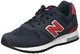 New Balance Herren 565 Sneaker Lauflernschuhe, Blau (Navy/Red), 43 EU
