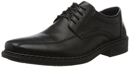 Herren 14100 Derbys, Schwarz (Schwarz), 43 EU