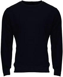 Herren Pullover Pulli Roundneck Hoodie Sweatshirt Sweater Neu 233 Olive XL