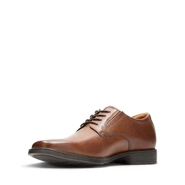 Herren Tilden Plain Oxford, Dark Tan Lea, 41 EU