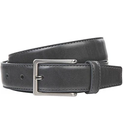 LINDENMANN Gürtel Herren Ledergürtel mittelbraun/marine/grau
