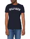 Tommy Hilfiger Herren T-Shirt SS Tee Logo, Blau (Navy Blazer 416), Medium