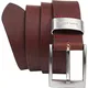 Pierre Cardin Vollbüffel 4mm Echt Leder-Gürtel Herren/Vollleder-Gürtel Herren, Jeansgürtel XXL, in 2 Farben, schwarz/braun, Größe/Size:100, Farbe/Color:schwarz