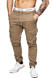 Indicode Herren Levi Cargo Hose White Pepper Indicode Herren Levi Cargo Hose White Pepper