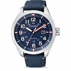 Citizen Herren Analog Quarz Uhr (AW5000) Nylon (AW5000-16L)