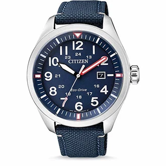 Citizen Herren Analog Quarz Uhr (AW5000) Nylon (AW5000-16L)