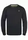 Solid SDBenn Herren Sweatshirt Pullover Sweater mit Rundhals-Ausschnitt Rippbündchen Label-Details Baumwollmischung Regular fit, Größe:S, Farbe:Dark Grey Melange (8288)
