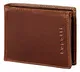 Bugatti Romano Geldbörse Herren Leder mit RFID Schutz – Portemonnaie Herren Querformat Braun – Geldbeutel Portmonee Wallet Brieftasche Männer Portmonaise