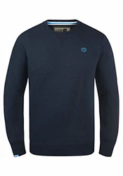 !Solid Benn O-Neck Herren Sweatshirt Pullover Pulli Mit Rundhalsausschnitt Blau (1991)