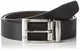 Tommy Hilfiger Herren Double Buckle GIFTBOX 3.5 ADJ REV Gürtel, Braun (Black/Testa Di Moro 901), 100 cm