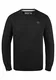!Solid Benn O-Neck Herren Sweatshirt Pullover Pulli Mit Rundhalsausschnitt, Größe:S, Farbe:Black (9000)