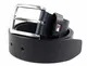 Tommy Hilfiger Herren Gürtel New Denton 3.5 Belt Leder 110cm Blau E3578A1208