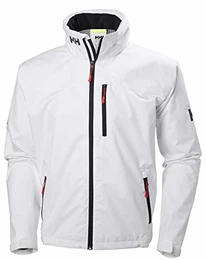 Crew Hooded Jacke, weiß, M, 33875