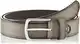 LINDENMANN The Art of Belt Herren-Leder-Gürtel, Herren-Gürtel, Vollrindleder Effekt, Unisex, grau, Größe/Size:90, Farbe/Color:grau
