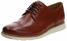 COZ7W # Herren Original Grand Wingtip Oxfords Schnürhalbschuhe, Braun (Woodbury/Ivory Woodbury/Ivory), 40 EU