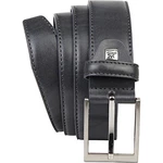 LINDENMANN Leder-Gürtel Herren 35 mm breit Vollledergürtel cognac/grau/weiss