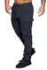 Amaci&Sons Herren Camouflage Cargo Biker Stepp Trainingshose Jogginghose Sporthose 2006 Dunkelgrau M