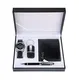 Souarts Herren Geschenkset mit Armbanduhr Männer Geldbörse Gürtel Sonnenbrillen Auto Schlüsselanhänger Geschenk Set für Herren (Schwarz#)