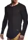 Leif Nelson Herren Pullover Hoodie Kapuzenpullover Sweatjacke Longsleeve Sweatshirt Jacke Basic Rundhals Langarm Oversize Shirt Hoody Sweater LN6323; Größe M; Schwarz