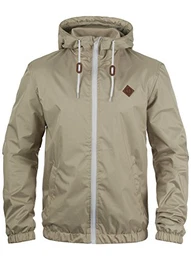 !Solid Mikras Herren Windbreaker Übergangsjacke Regenjacke Mit Kapuze, Größe:M, Farbe:Dune (5409)