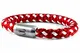 Fischers Fritze® Segeltau Armband MAKRELE 2.0'' rot Weiss, 21.0