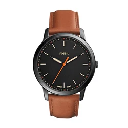Fossil Analog Quarz Uhr mit Leder Armband (FS) FS5305