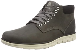 Herren Bradstreet Leather Sensorflex Chukka Stiefel, Grau Dark Grey Full Grain, 43 EU