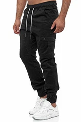 Tazzio Herren Cargo Chino Regular Fit Jogger Hose 16610 16610