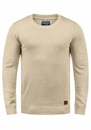 Blend Lars 20703347ME Strickpullover, Größe:L, Farbe:Sand Mix (70810)