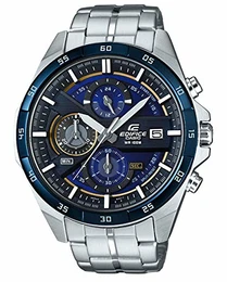 Edifice Herren Massives Edelstahlgehäuse und Edelstahlarmband Uhrenarmband EFR-556DB-2AVUEF