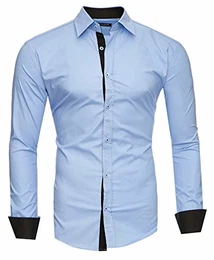 Herren Hemd, TwoFace Hellblau M