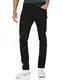 JACK & JONES Herren Jjiglenn Jjfelix Am 046 50 Sps Noos Slim Jeans, Black Denim, 32W / 30L EU