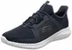 Skechers Herren Elite Flex-52640 Slip On Sneaker, Blau (Navy/Orange), 43 EU