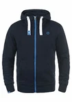!Solid Benn High-Neck Herren Sweatjacke Kapuzenjacke Hoodie Mit Kapuze Reißverschluss Fleece-Innenseite Insignia Blue (1991)