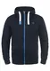 !Solid Benn High-Neck Herren Sweatjacke Kapuzenjacke Hoodie Mit Kapuze Reißverschluss Und Fleece-Innenseite, Größe:M, Farbe:Insignia Blue (1991)