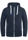 !Solid Loki Herren Fleecejacke Sweatjacke Jacke Mit Kapuze Und Daumenlöcher, Größe:M, Farbe:Insignia Blue (1991)