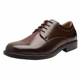 Herren Business Schuhe Derby Schnürhalbschuhe Anzugschuhe Dunkelbraun DOWNING-02 Größe 41EU/8US