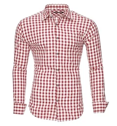 Herren Hemd, Oktoberfest Rot M