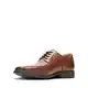 Clarks Herren Tilden Walk Oxford-Schuh, Dark Tan Lea, 41 EU