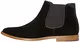 find. Albert Suede-Look Chelsea Boots, Schwarz (Black), 43 EU