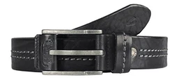Mittelsteppung 4 cm 110 Gürtel Geldgürtel, 115 cm, schwarz