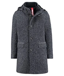 Herren 28711527538 Mantel, Blau (59K0), Large