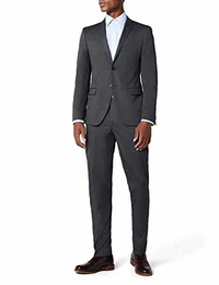 Herren Anzug SLIM 23710843235 Grau (Dark Grey Melange 9822), 50