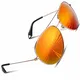 GQUEEN Sonnenbrille Polarisiert Piloten Sonnenbrille Pilot Flieger Pilotenbrille Herren MZZ9