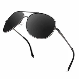 Sonnenbrille Polarisiert Piloten Sonnenbrille Pilot Flieger Pilotenbrille Herren MOZ3